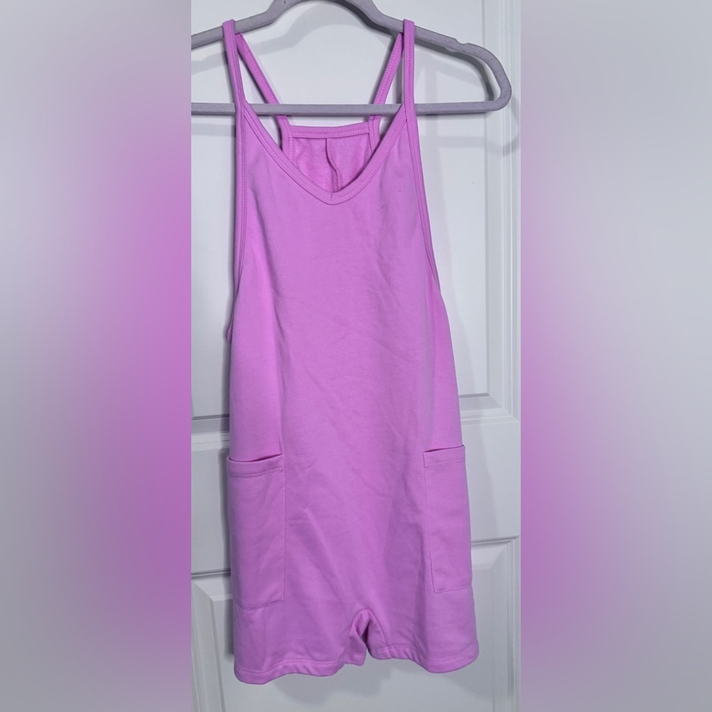 NWOT Commence-Pink Sleeveless Romper-Small
